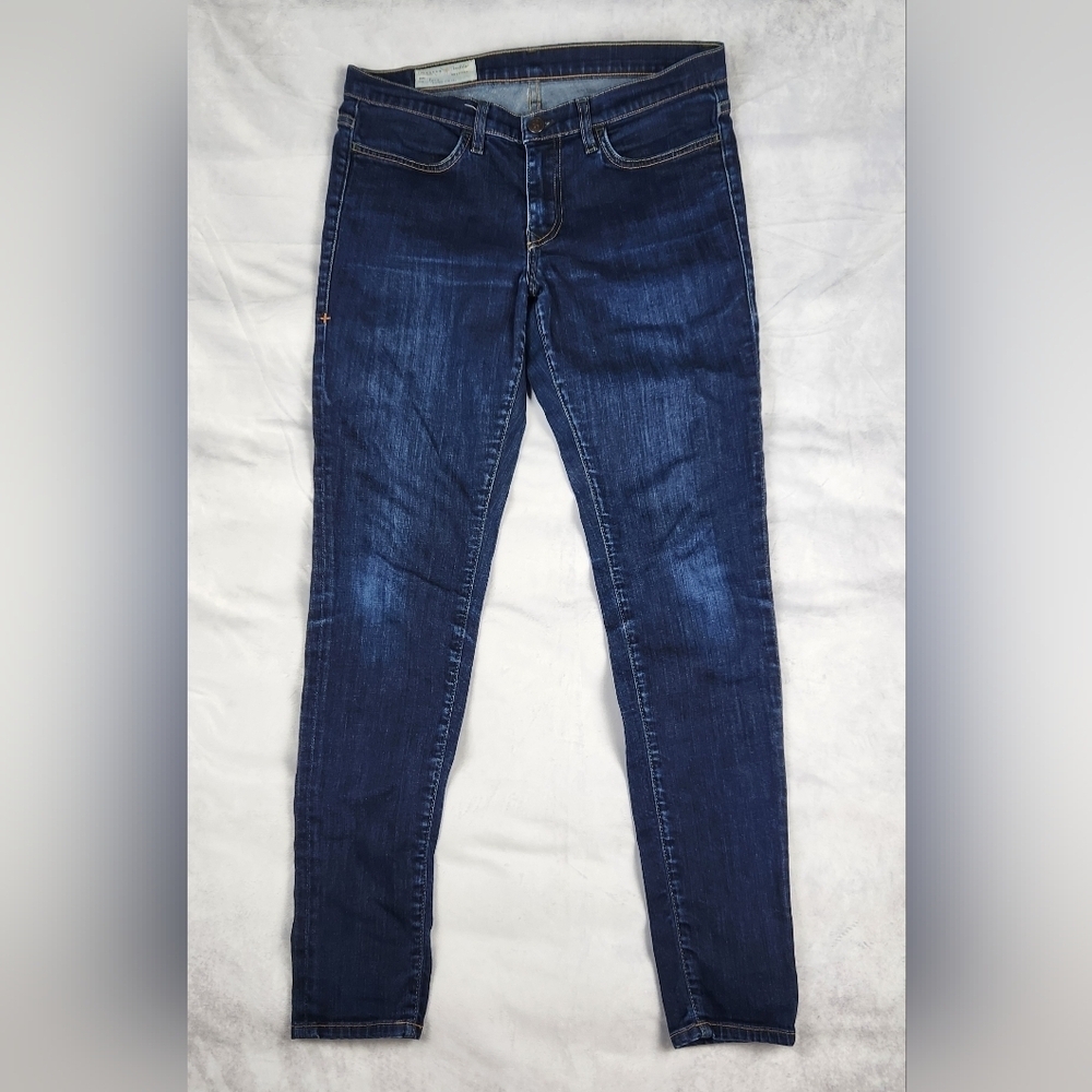 Imogene + Willie Lucy Skinny Fit Jeans Womens Size 29R Dark Wash Blue Denim